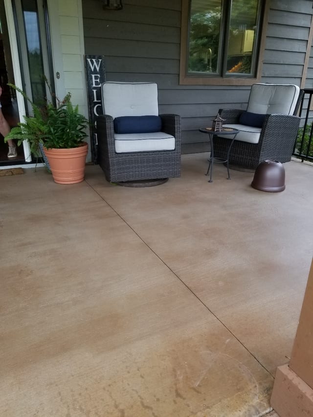 completed work for a recent customer